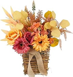 Dónde comprar cestas decorativas para flores artificiales asequibles