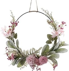 ¿Coronas de Flores Reales o Artificiales para Tu Puerta?