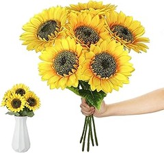 Descubre los estilos de girasoles artificiales ideales para tu decoración