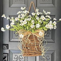 Inspira tu hogar con coronas florales colgantes