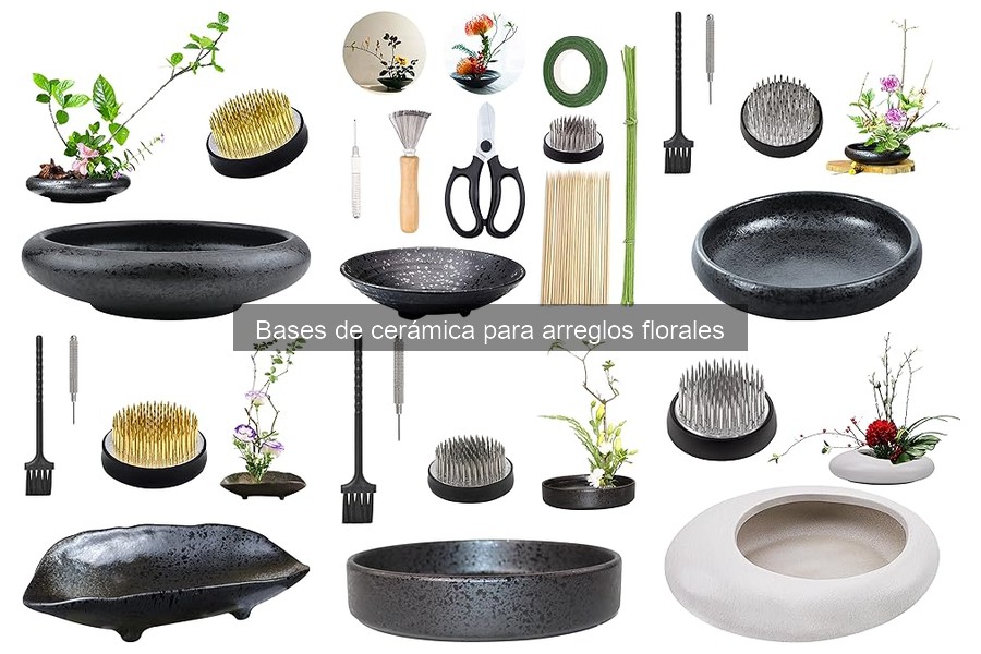Alternativas a Bases de Cerámica para Arreglos Florales
