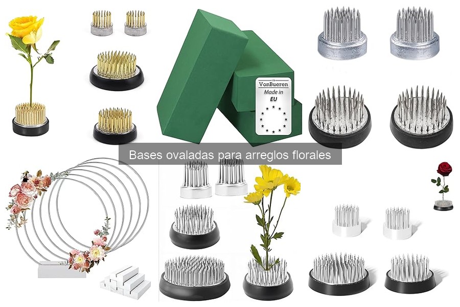 Alternativas a Bases Ovaladas para Arreglos Florales