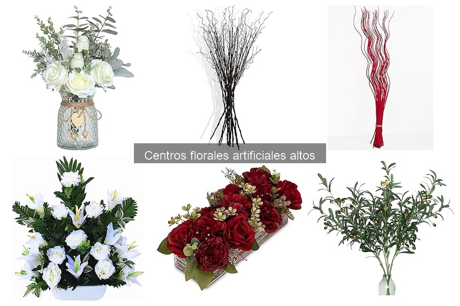 Alternativas a Centros Florales Artificiales Altos para Decorar