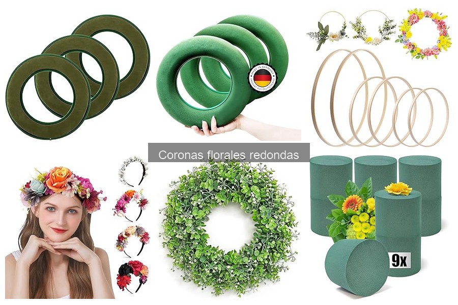 Alternativas a Coronas Florales Redondas para Decorar