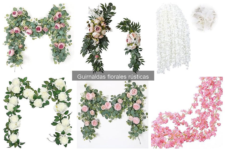 Alternativas a Guirnaldas Florales Rústicas para Decorar