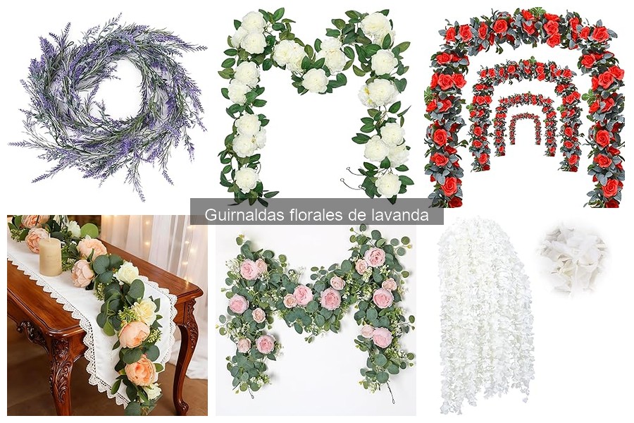 Alternativas a las guirnaldas florales de lavanda