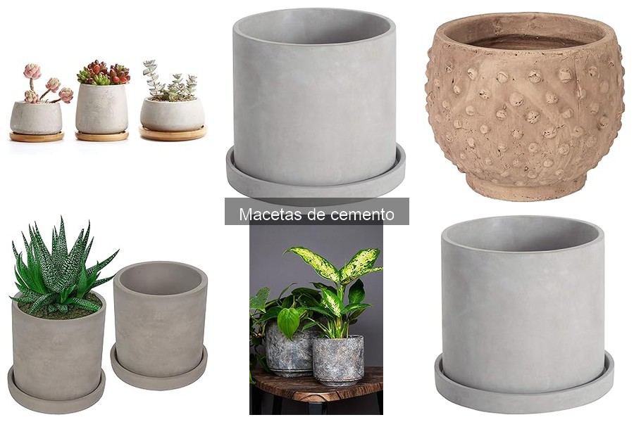 Alternativas a las macetas de cemento para decorar tu hogar