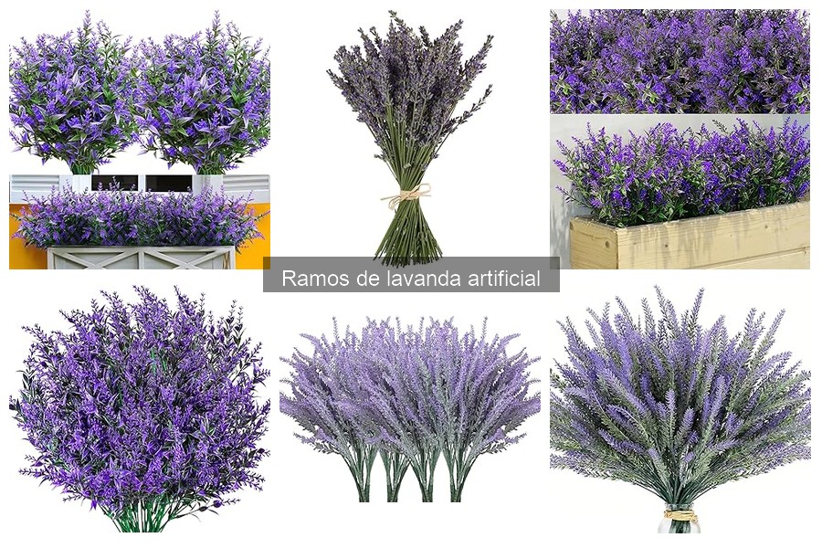 Alternativas a los Ramos de Lavanda Artificial para Decorar