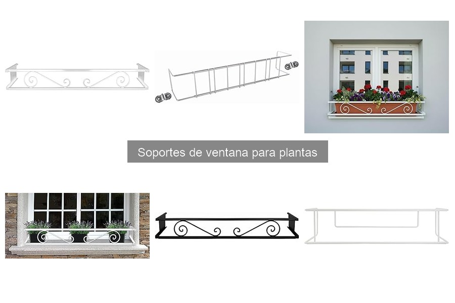 Alternativas a los soportes de ventana para plantas en casa