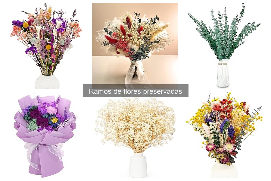 Alternativas a Ramos de Flores Preservadas para Decoración