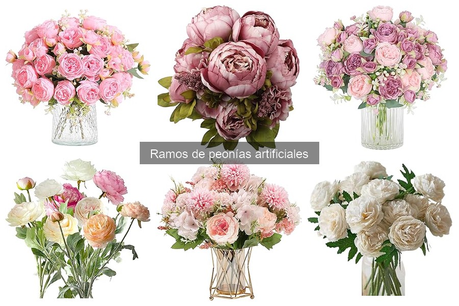 Alternativas a Ramos de Peonías Artificiales para Decoración