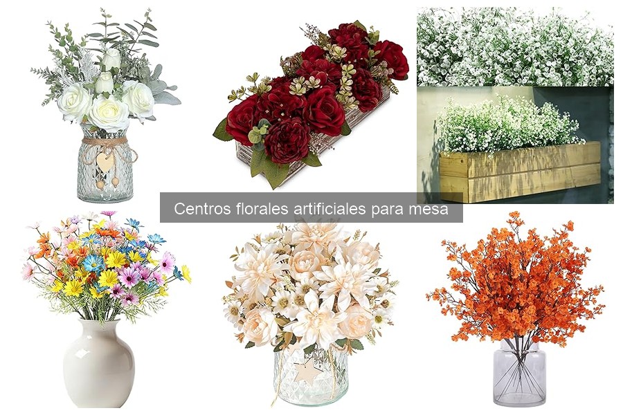 Alternativas Creativas a Centros Florales Artificiales para Mesa