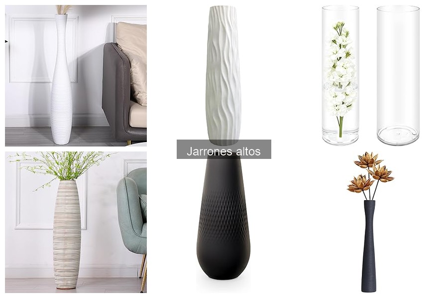 Alternativas creativas a jarrones altos para decorar tu hogar