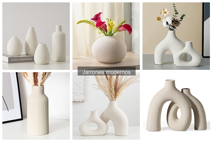 Alternativas creativas a jarrones modernos tradicionales