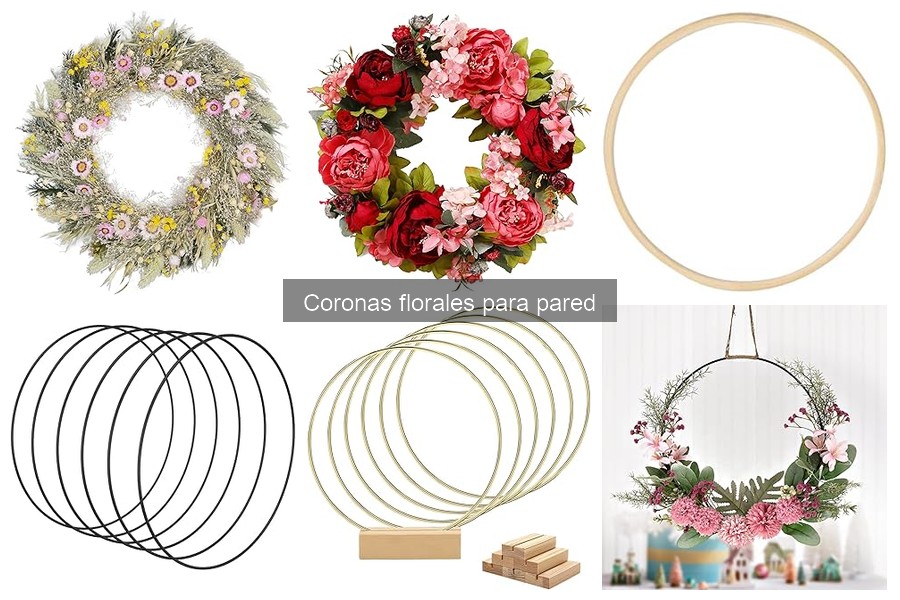 Alternativas creativas a las coronas florales para paredes