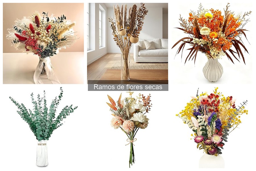 Alternativas creativas a los ramos de flores secas