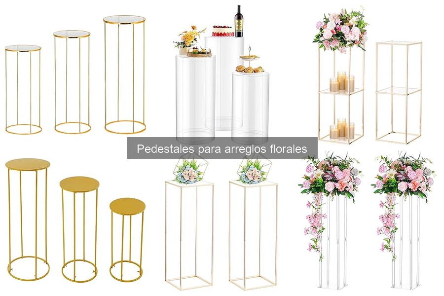 Alternativas Creativas a Pedestales para Arreglos Florales