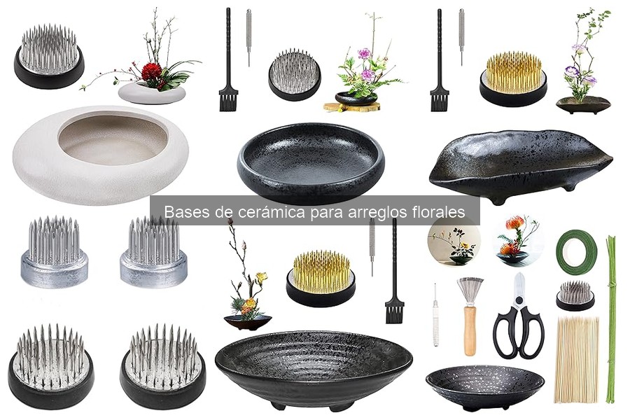 Bases de cerámica para arreglos florales: guía informativa