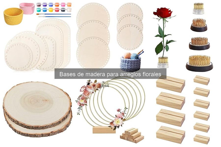 Bases de Madera para Arreglos Florales: Características y Usos