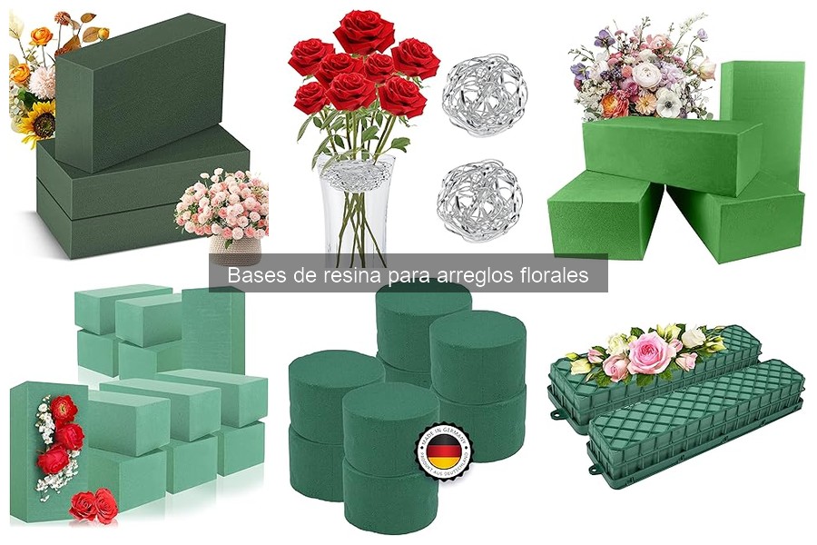 Bases de Resina para Arreglos Florales: ¿Qué Son y Cómo Usarlas?