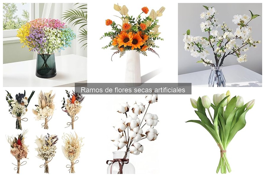 Beneficios de Ramos de Flores Secas Artificiales en Decoración