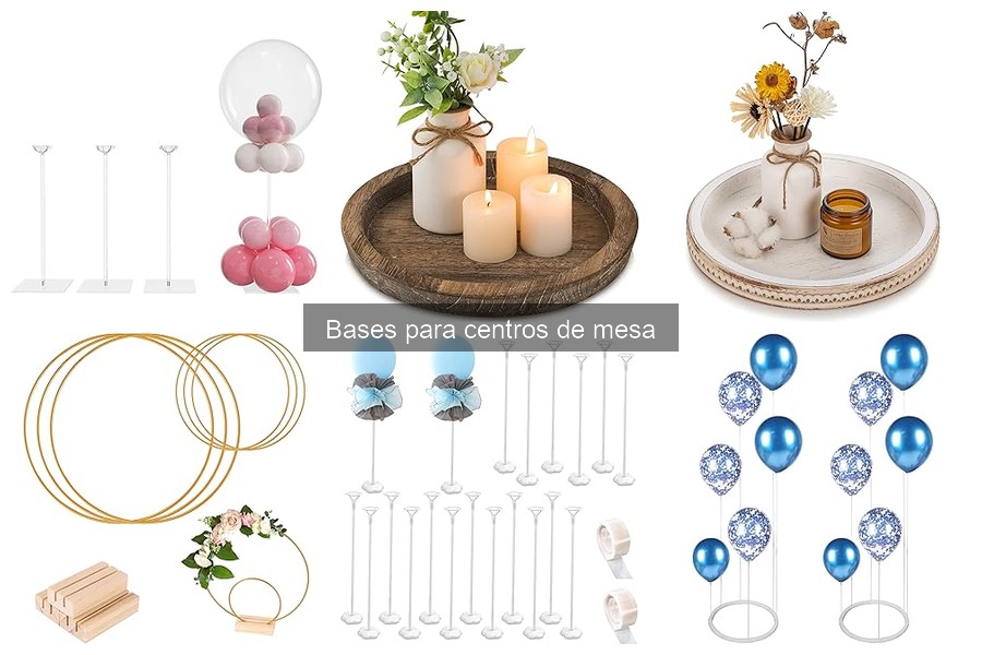 Beneficios de usar bases para centros de mesa en decoración