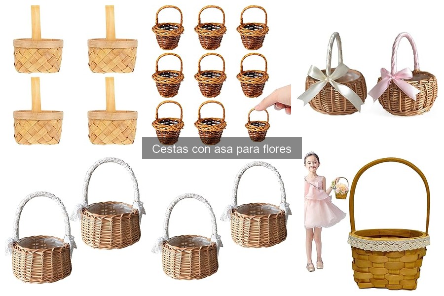 Cestas con Asa para Flores: Dónde Comprarlas al Mejor Precio