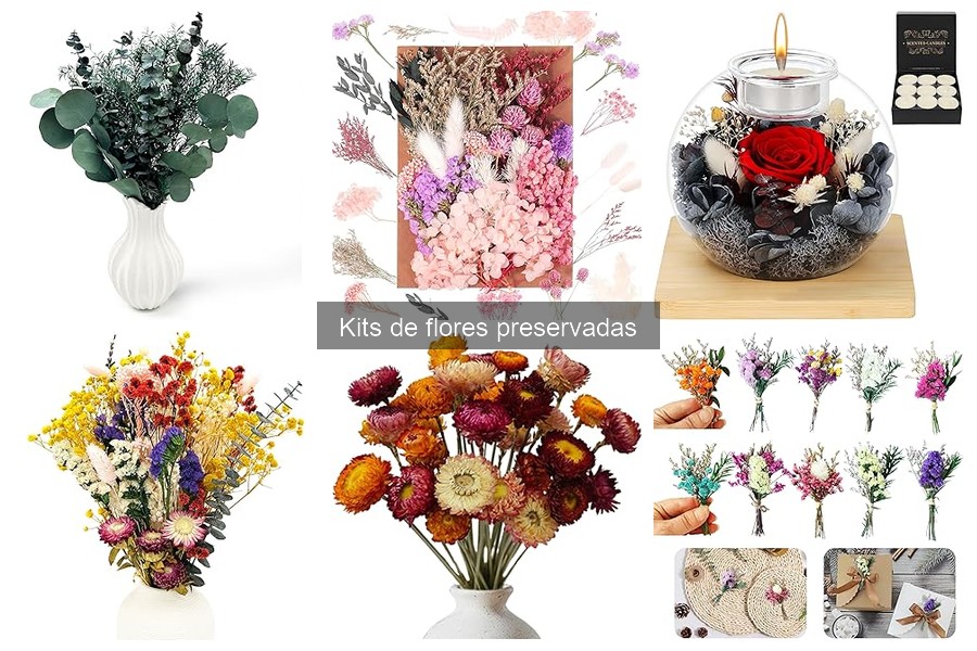 Combina Kits de Flores Preservadas con Decoración del Hogar