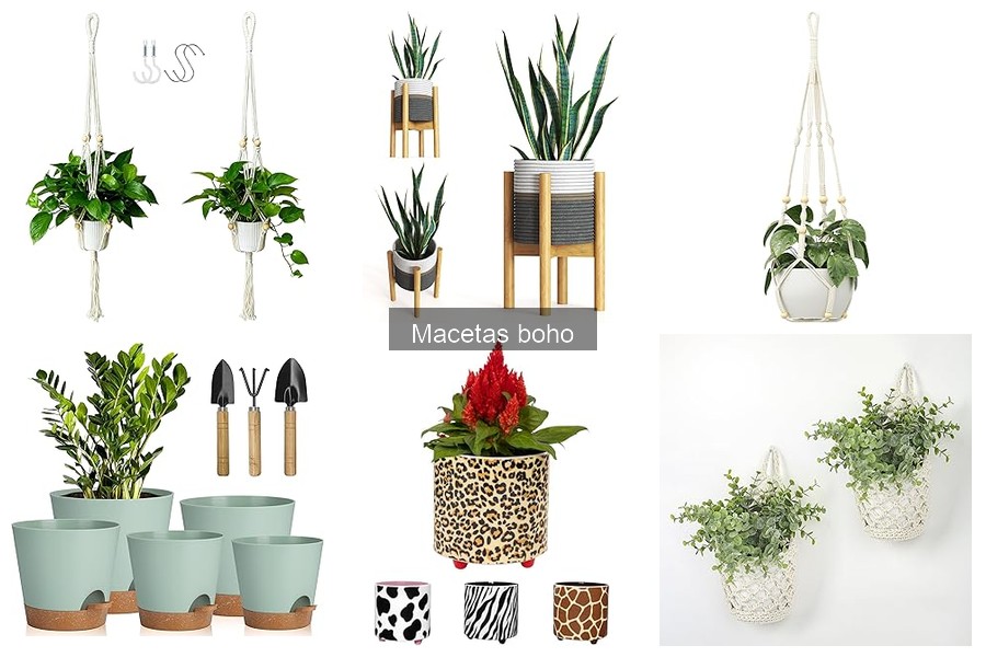Cómo combinar macetas boho con otras decoraciones