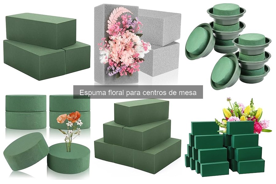 Cómo conservar la espuma floral para centros de mesa