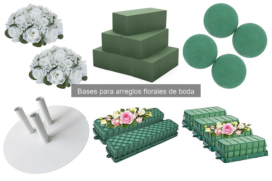 Cómo cuidar bases para arreglos florales de boda