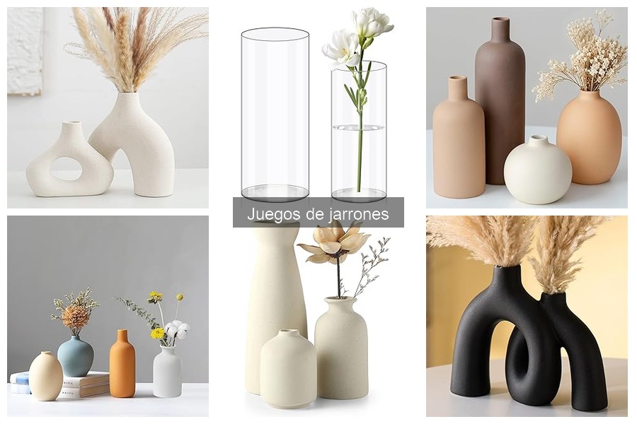 Cómo cuidar y mantener juegos de jarrones decorativos