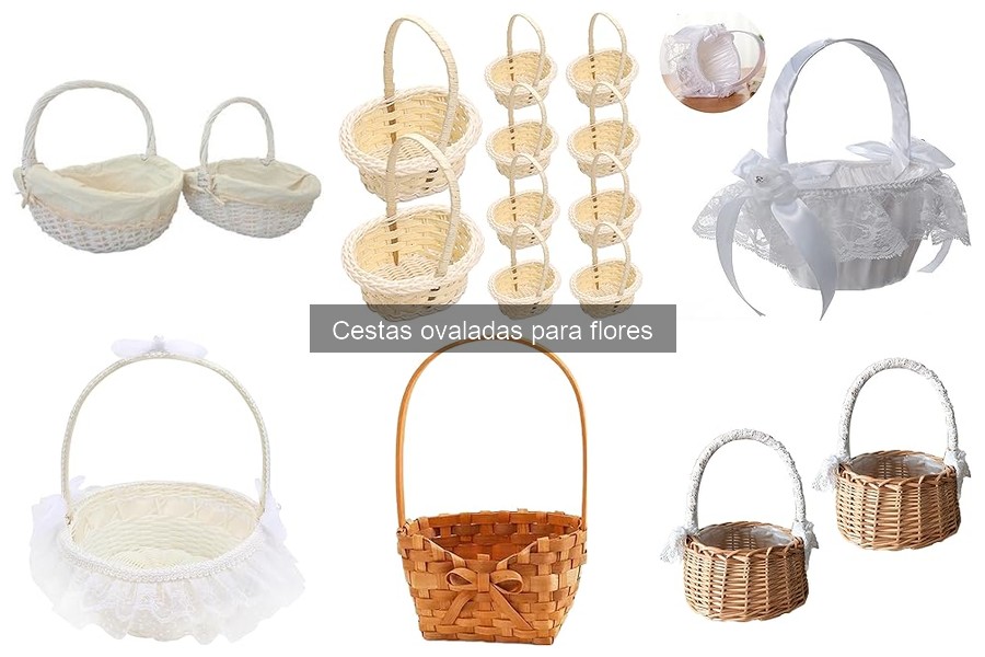 Cómo Decorar con Cestas Ovaladas para Flores en Casa