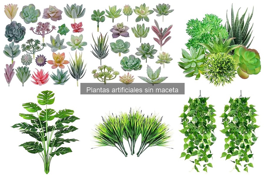 Cómo Decorar con Plantas Artificiales Sin Maceta en Tu Hogar