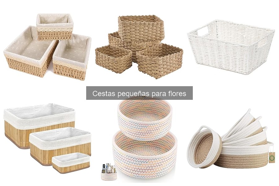 Cómo Elegir Cestas Pequeñas para Flores: Guía de Compra
