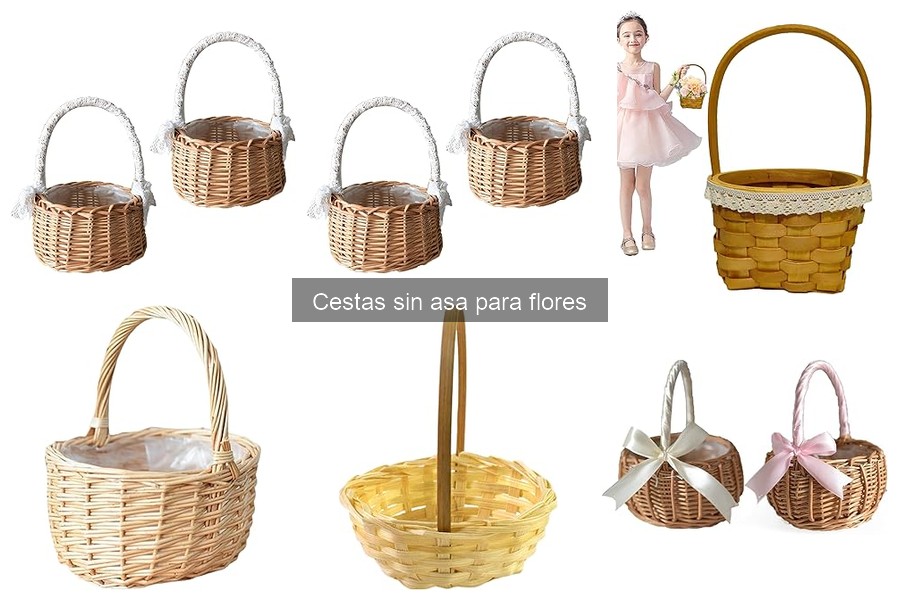 Cómo elegir cestas sin asa para flores - Guía completa