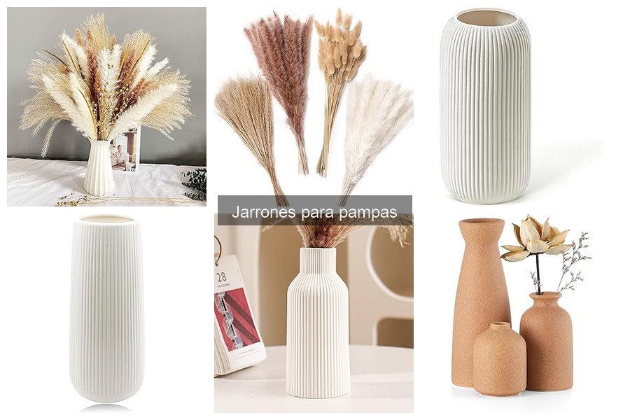 Cómo elegir el jarrón adecuado para pampas según la habitación