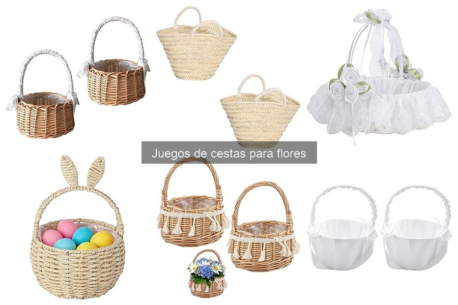 Cómo elegir el mejor juego de cestas para flores