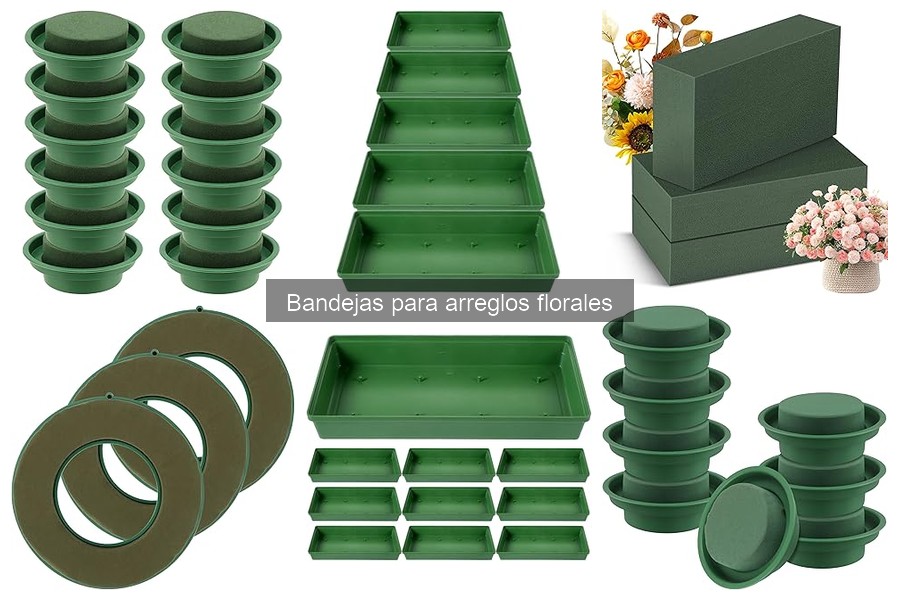 Cómo elegir la bandeja perfecta para arreglos florales
