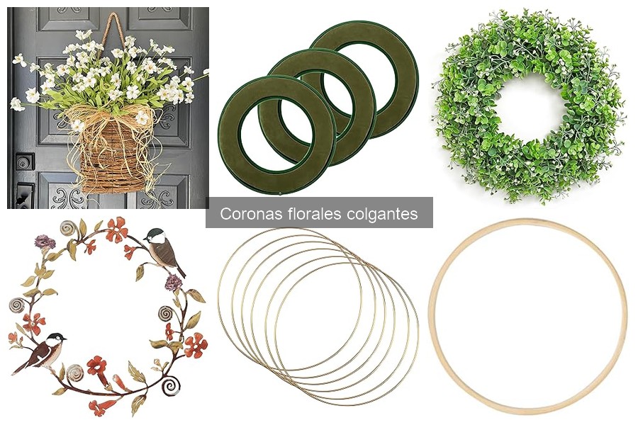 Cómo elegir la corona floral colgante ideal para tu hogar