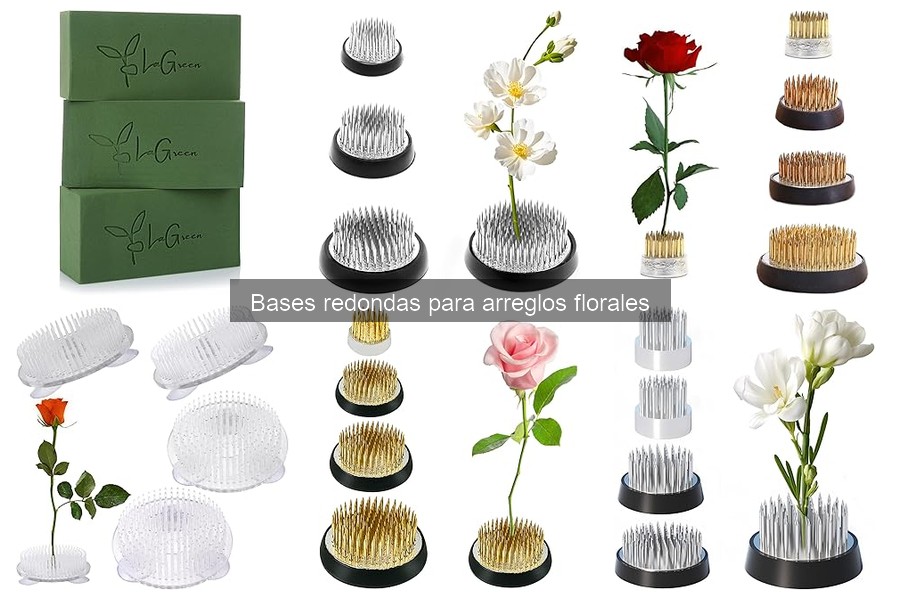 Cómo elegir la mejor base redonda para arreglos florales