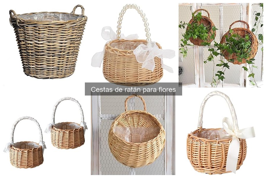 Cómo elegir la mejor cesta de ratán para flores