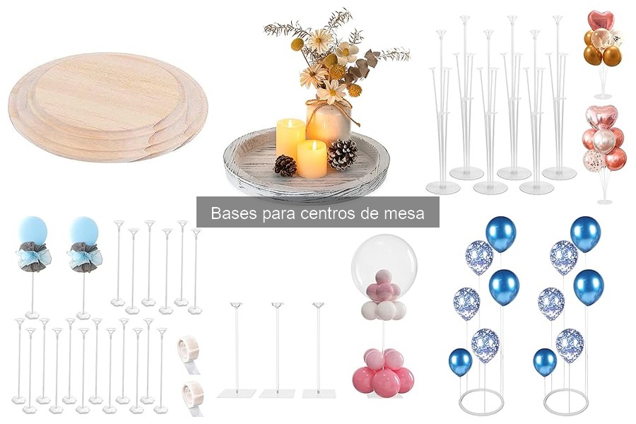Cómo hacer DIY bases para centros de mesa económicas