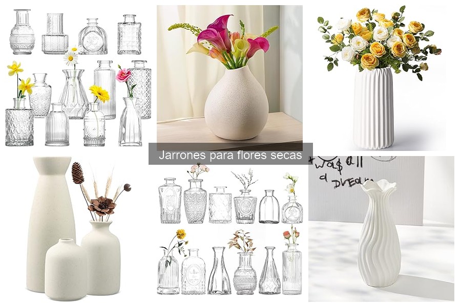 Cómo hacer jarrones decorativos DIY para flores secas