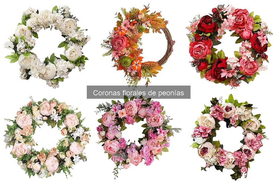 Cómo Hacer una Corona Floral de Peonías Paso a Paso