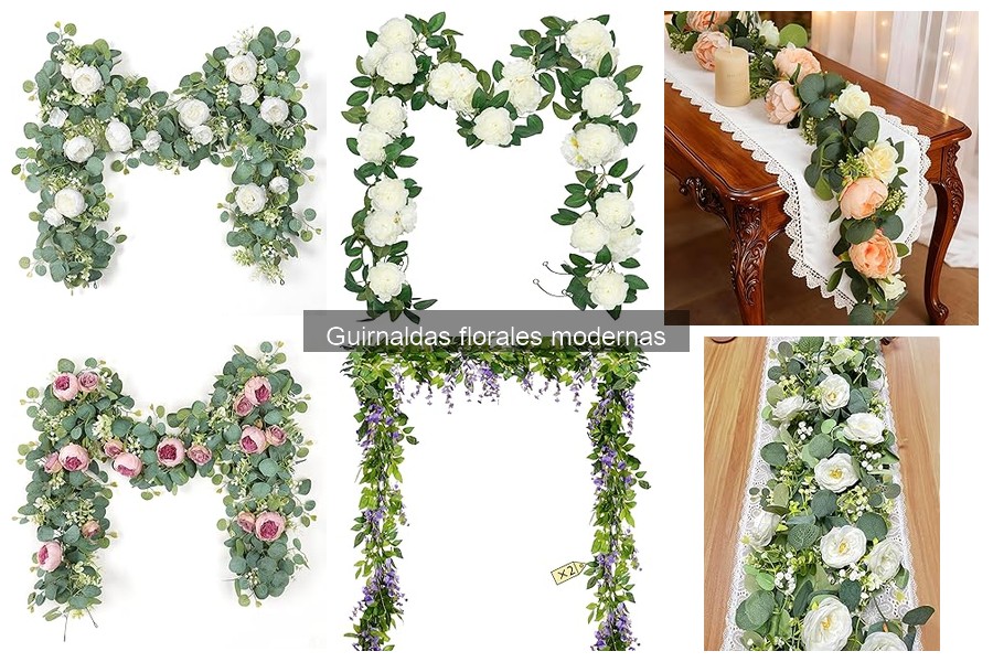 Cómo instalar guirnaldas florales modernas en casa