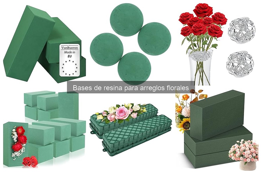 Cómo Instalar una Base de Resina en Arreglos Florales