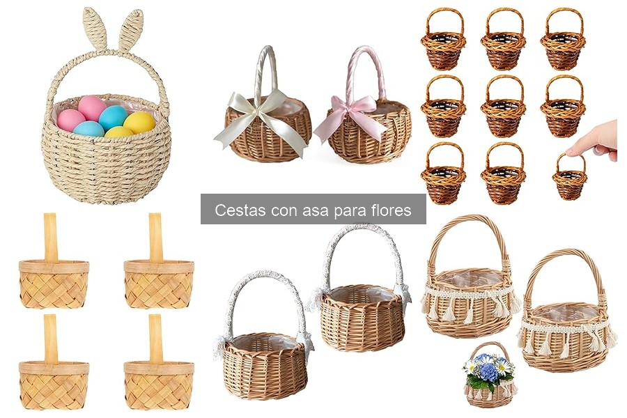 Cómo limpiar y mantener cestas con asa para flores