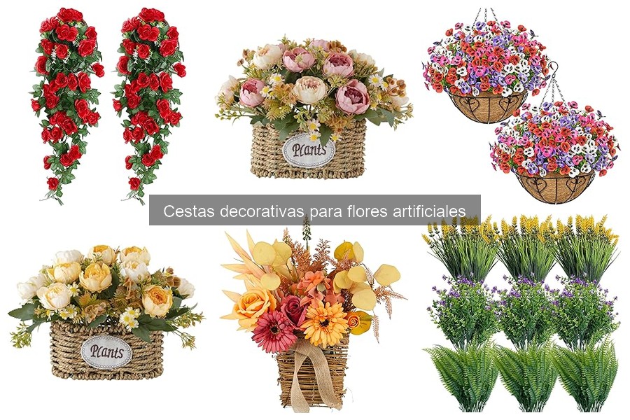 Cómo limpiar y mantener cestas decorativas para flores artificiales