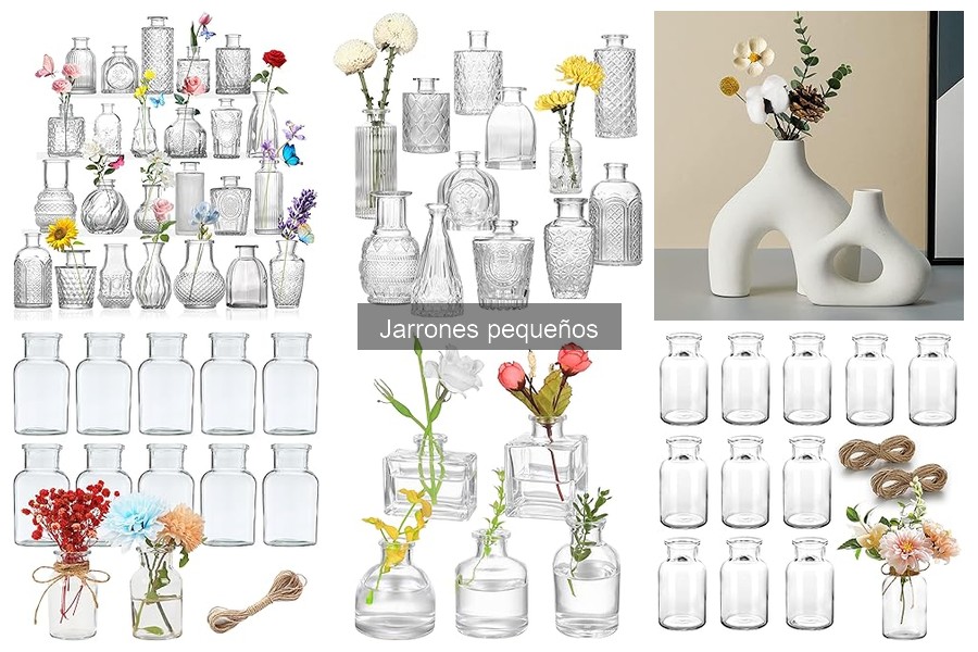 Cómo limpiar y mantener jarrones pequeños de diferentes materiales
